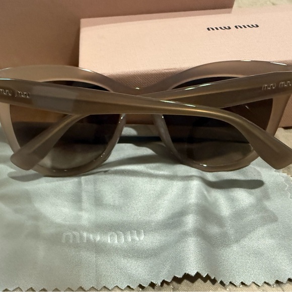 Miu Miu Chic Tan Sunglasses